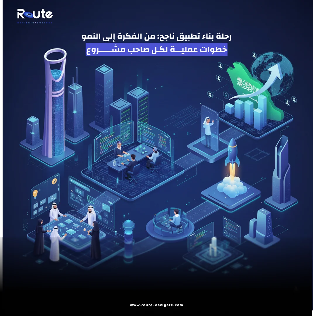 رحلة بناء تطبيق ناجح: من الفكرة إلى النمو—خطوات عملية لكل صاحب مشروع.